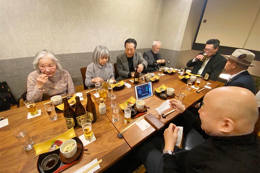 11時47分 皆さんと会う